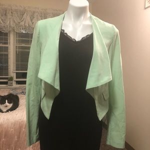 Mint green blazer